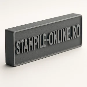 Cauciuc dreptunghiular laser pentru stampile