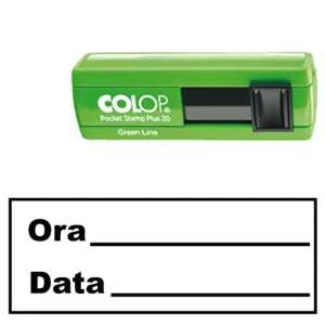 stampila de buzunar data-ora
