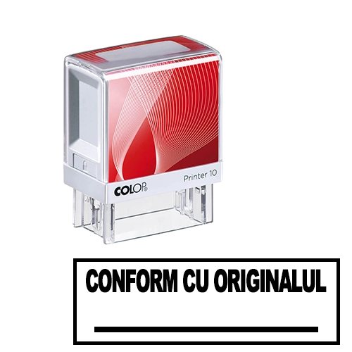 ștampilă COLOP CONFORM CU ORIGINALUL cu loc semnătură