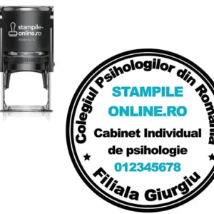 STAMPILA PSIHOLOG ROTUNDA DE BIROU