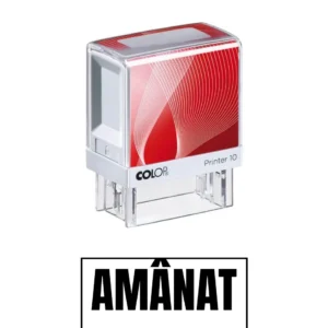 Stampila de birou AMANAT 14x38mm
