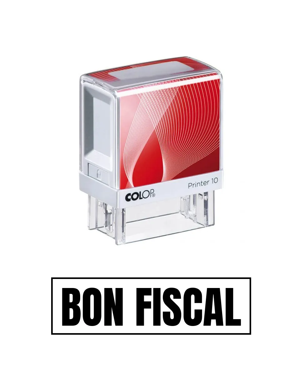 Stampila de birou BON FISCAL 14x38mm
