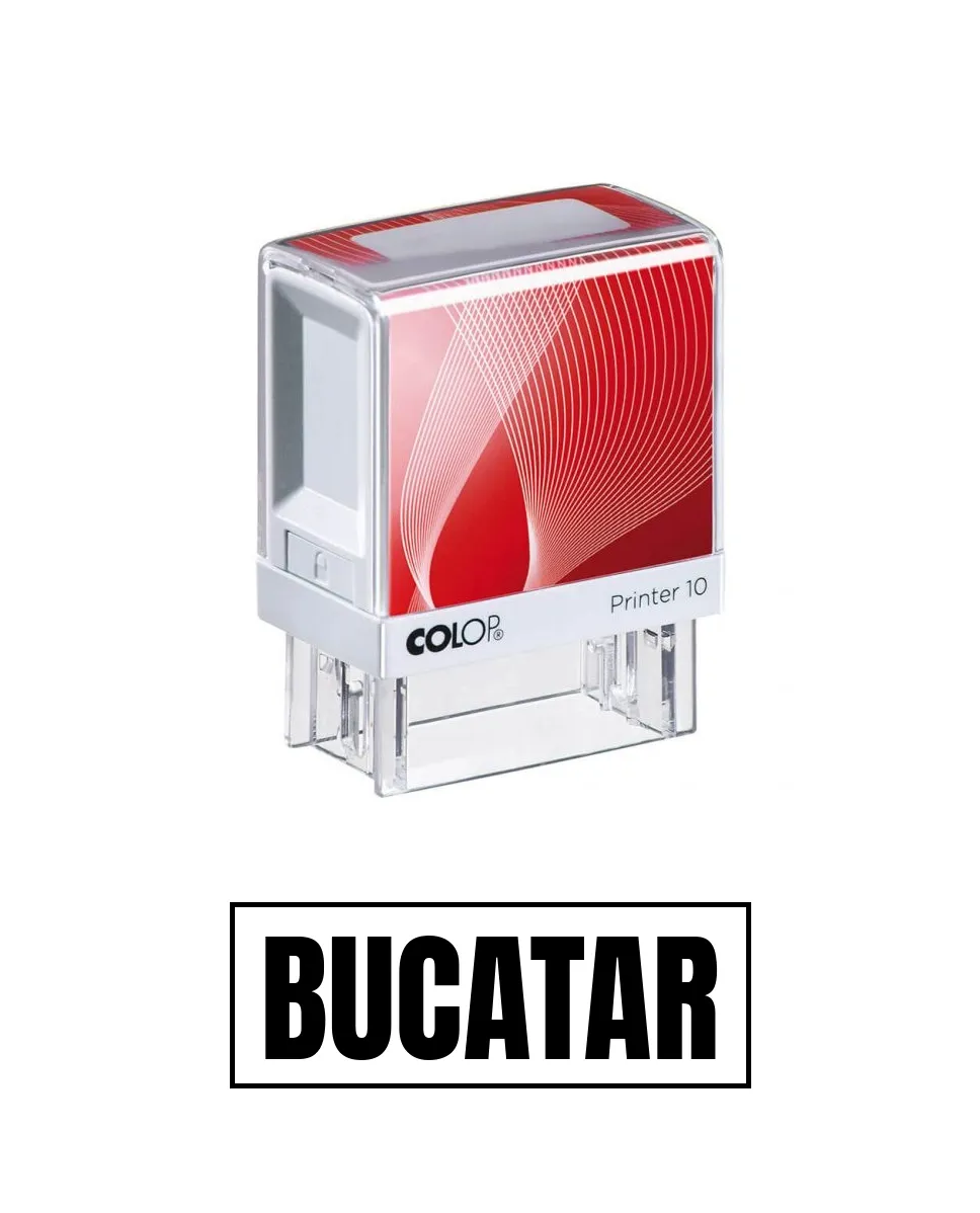 Stampila de birou BUCATAR 14x38mm