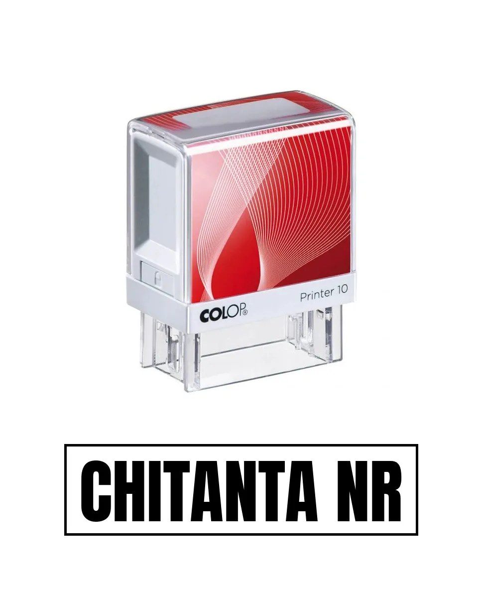 Stampila de birou CHITANTA NR 14x38mm