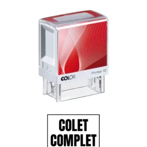 Stampila de birou COLET COMPLET 14x38mm