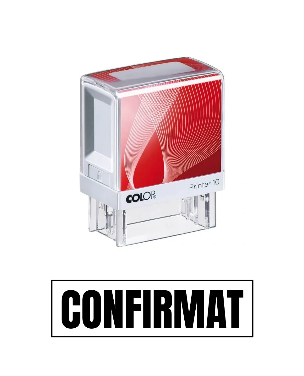 Stampila de birou CONFIRMAT 14x38mm