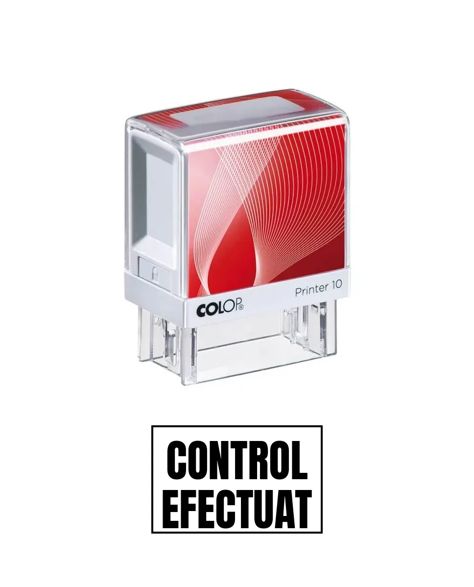 Stampila de birou CONTROL EFECTUAT 14x38mm