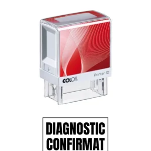Stampila de birou DIAGNOSTIC CONFIRMAT 14x38mm