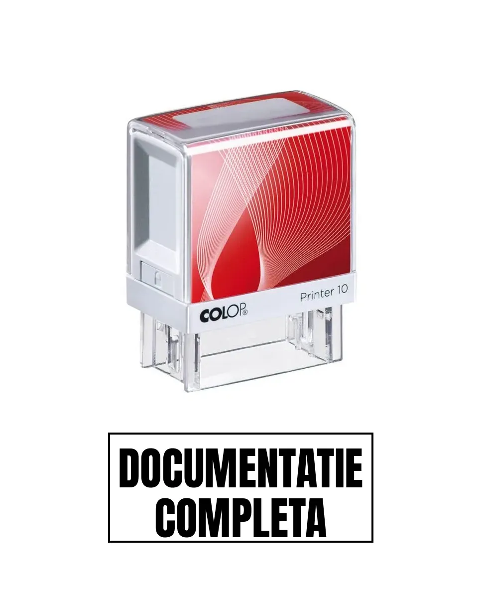 Stampila de birou DOCUMENTATIE COMPLETA 14x38mm