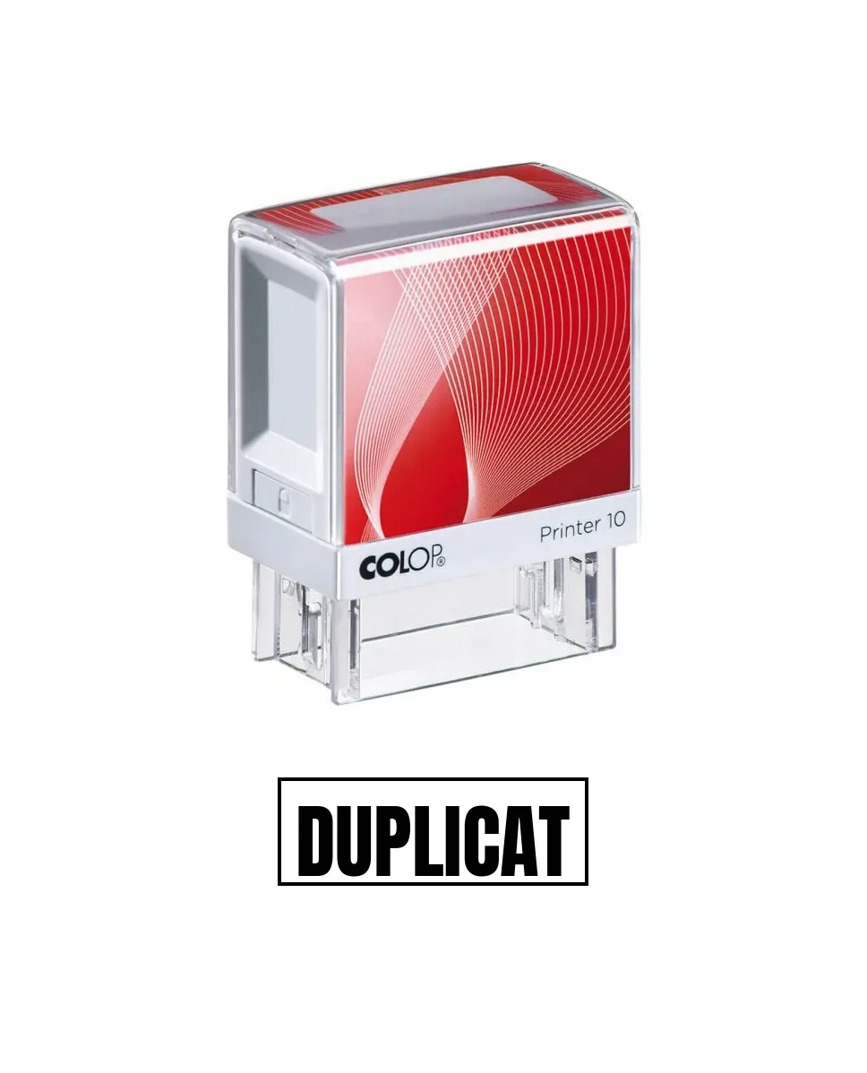 Stampila de birou DUPLICAT 14x38mm