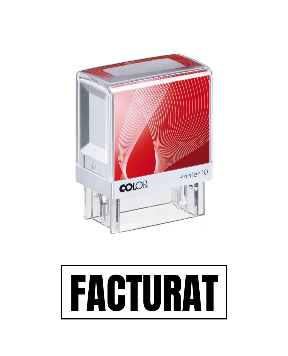 Stampila de birou FACTURAT 14x38mm