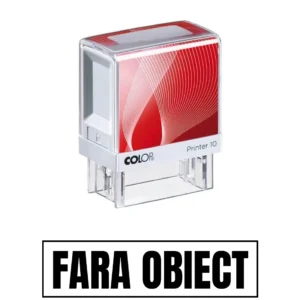 Stampila de birou FARA OBIECT 14x38mm
