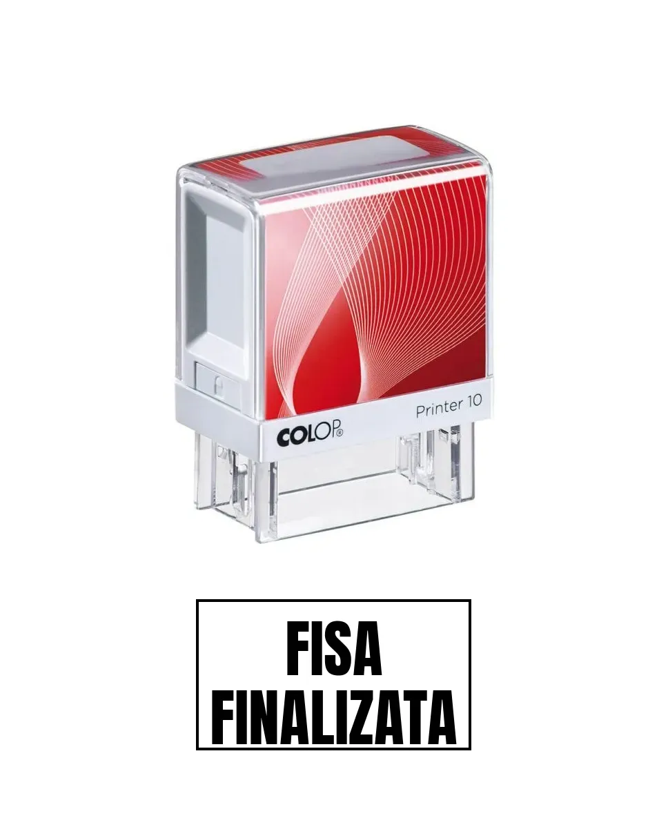 Stampila de birou FISA FINALIZATA 14x38mm