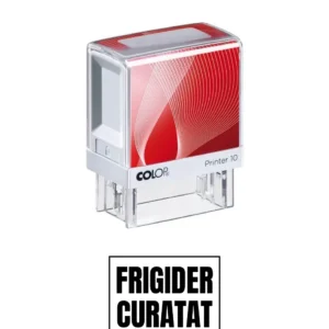 Stampila de birou FRIGIDER CURATAT 14x38mm