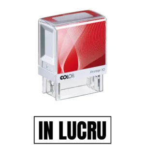 Stampila de birou IN LUCRU 14x38mm