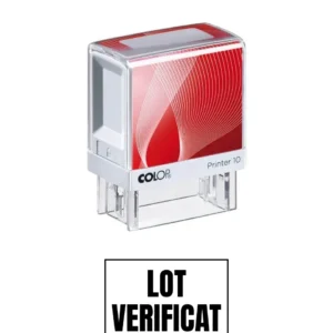 Stampila de birou LOT VERIFICAT 14x38mm