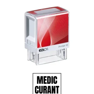 Stampila de birou MEDIC CURANT 14x38mm