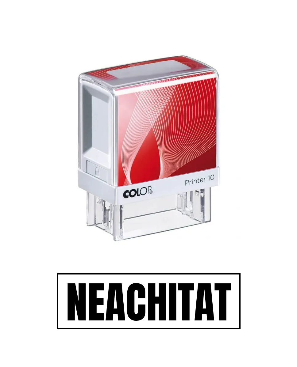 Stampila de birou NEACHITAT 14x38mm