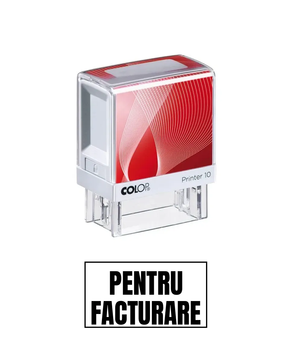 Stampila de birou PENTRU FACTURARE 14x38mm