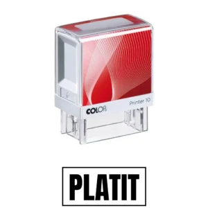 Stampila de birou PLATIT 14x38mm