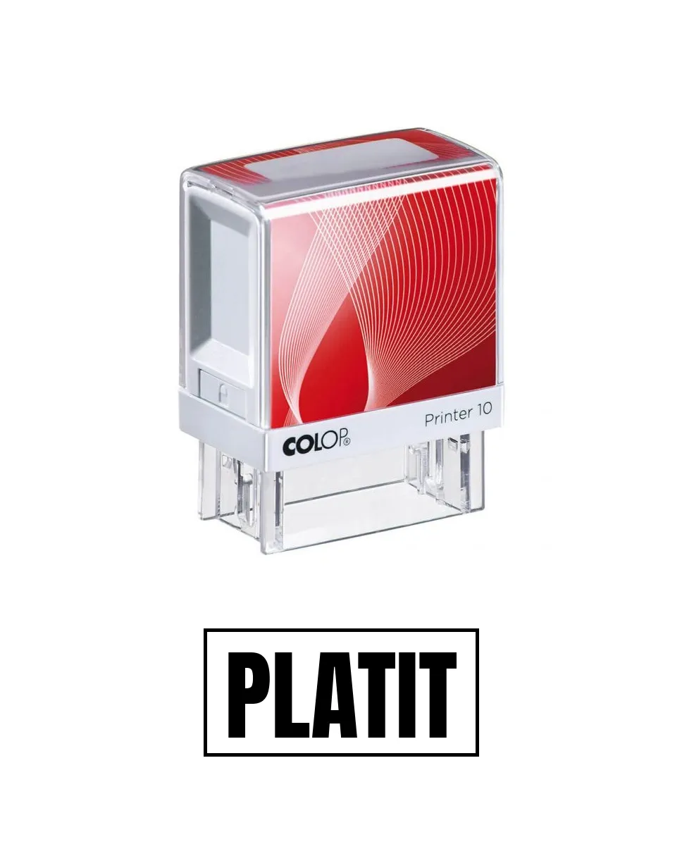 Stampila de birou PLATIT 14x38mm