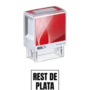 Stampila de birou REST DE PLATA 14x38mm