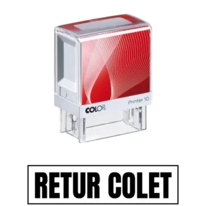 Stampila de birou RETUR COLET 14x38mm