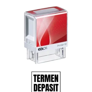 Stampila de birou TERMEN DEPASIT 14x38mm