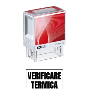 Stampila de birou VERIFICARE TERMICA 14x38mm
