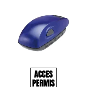 Stampila de buzunar ACCES PERMIS 14x38mm