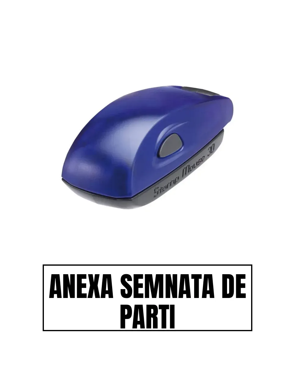 Stampila de buzunar ANEXA SEMNATA DE PARTI 14x38mm
