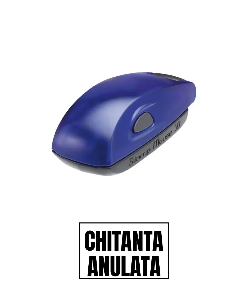 Stampila de buzunar CHITANTA ANULATA 14x38mm
