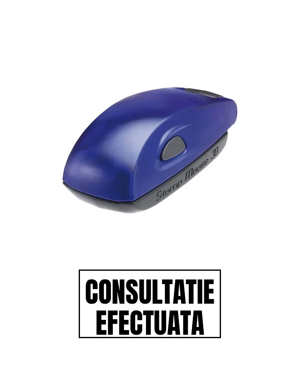 Stampila de buzunar CONSULTATIE EFECTUATA 14x38mm