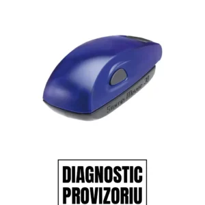 Stampila de buzunar DIAGNOSTIC PROVIZORIU 14x38mm
