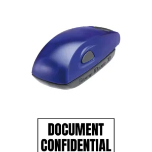 Stampila de buzunar DOCUMENT CONFIDENTIAL 14x38mm