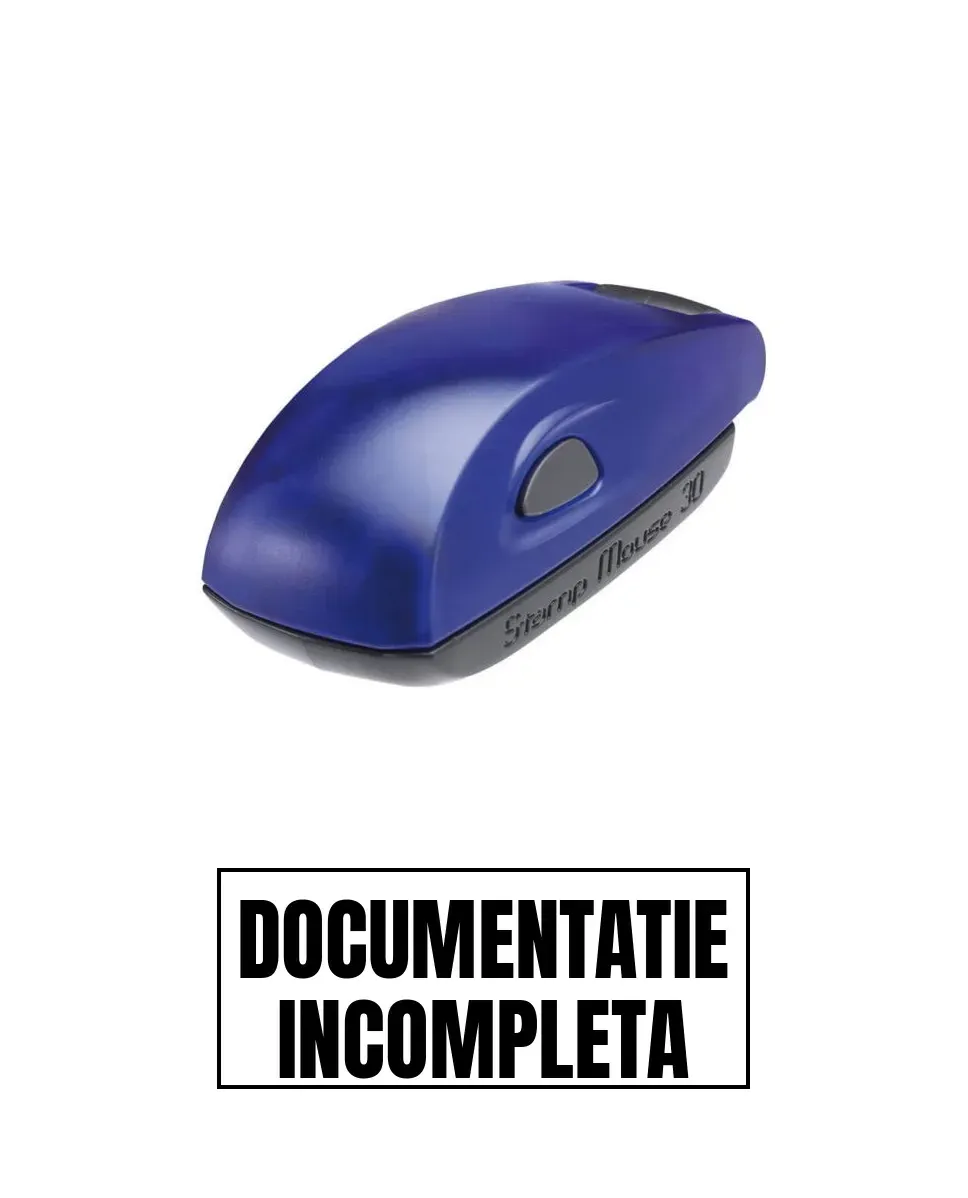 Stampila de buzunar DOCUMENTATIE INCOMPLETA 14x38mm
