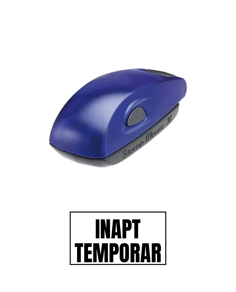 Stampila de buzunar INAPT TEMPORAR 14x38mm