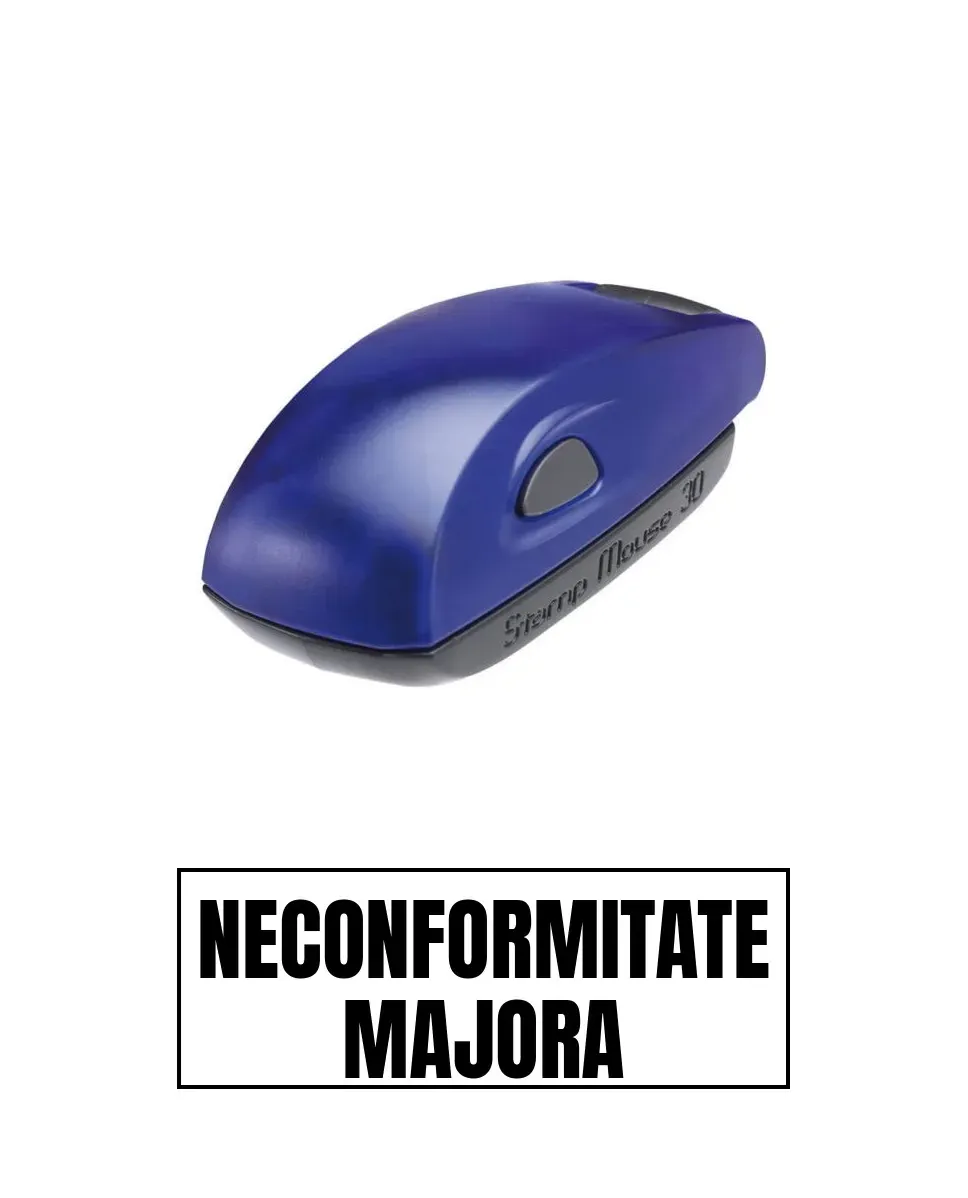 Stampila de buzunar NECONFORMITATE MAJORA 14x38mm