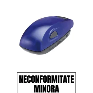 Stampila de buzunar NECONFORMITATE MINORA 14x38mm