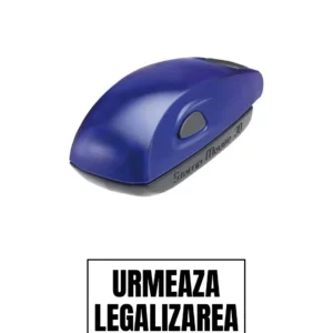Stampila de buzunar URMEAZA LEGALIZAREA 14x38mm