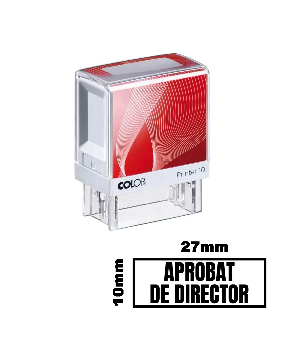 Stampila APROBAT DE DIRECTOR de birou 27x10mm