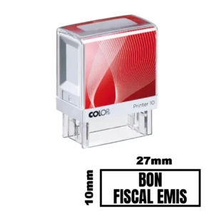 Stampila BON FISCAL EMIS de birou 27x10mm
