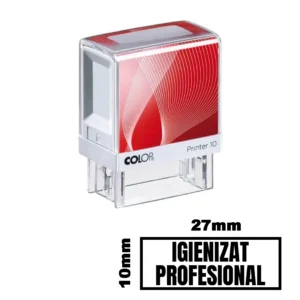Stampila IGIENIZAT PROFESIONAL de birou 27x10mm