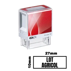 Stampila LOT AGRICOL de birou 27x10mm