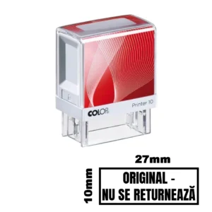 Stampila ORIGINAL NU SE RETURNEAZA de birou 27x10mm
