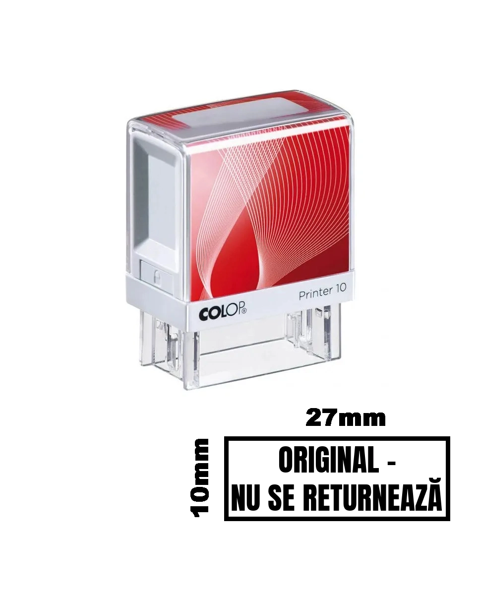 Stampila ORIGINAL NU SE RETURNEAZA de birou 27x10mm