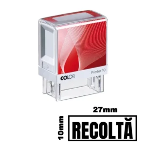 Stampila RECOLTA de birou 27x10mm