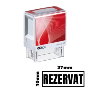 Stampila REZERVAT de birou 27x10mm
