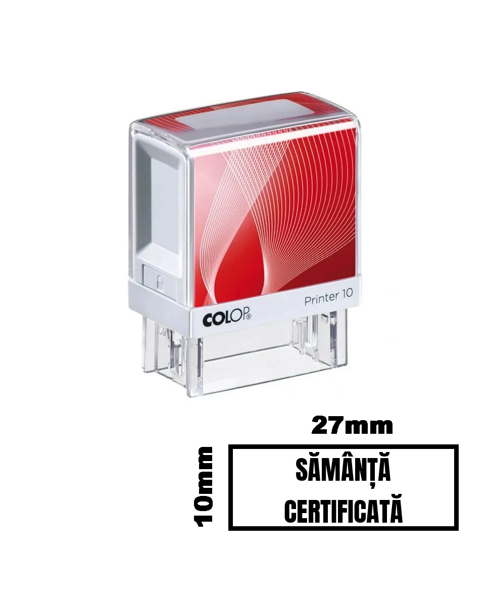 Stampila SAMANTA CERTIFICATA de birou 27x10mm