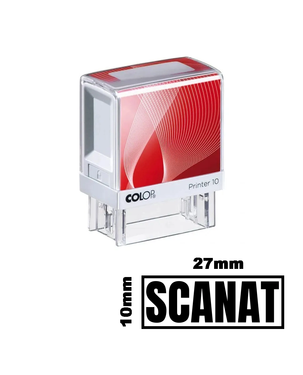 Stampila SCANAT de birou 27x10mm